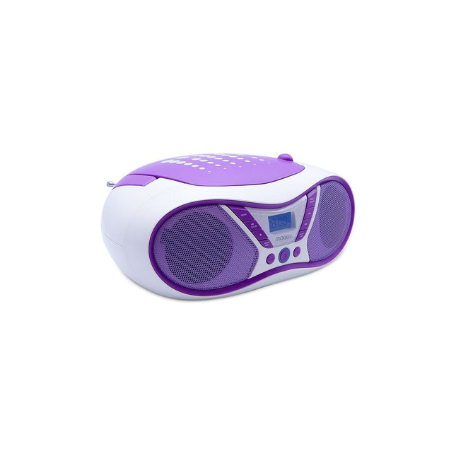 Radio CD MOOOV Lecteur CD Pop Purple avec radio FM et p