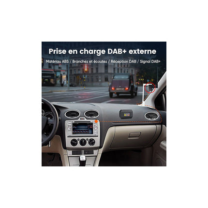 Autoradio connecté JUNSUN DAB pour autoradios, DAB uniquement