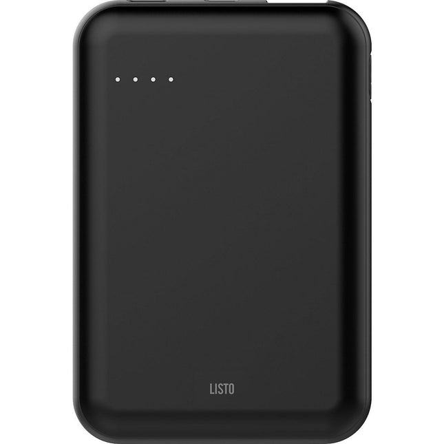 Batterie externe LISTO 5000 mAh USB C noir
