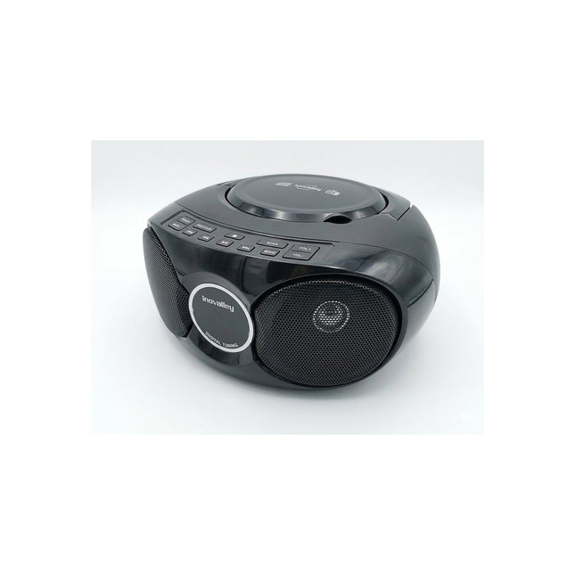 Lecteur CD INOVALLEY R204 CD MP3 Bluetooth USB FM Noir