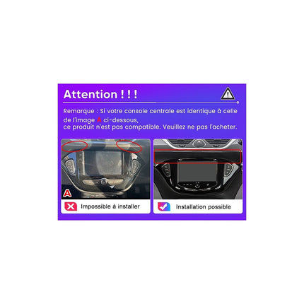 Autoradio connecté JUNSUN pour Opel Corsa E 2015-19 64G Carplay