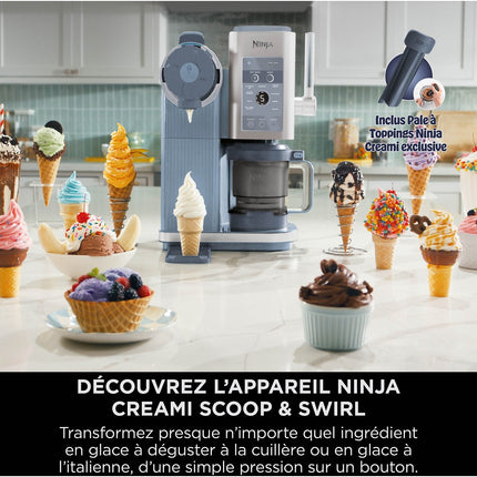 Sorbetière NINJA Creami swirl NC702EU