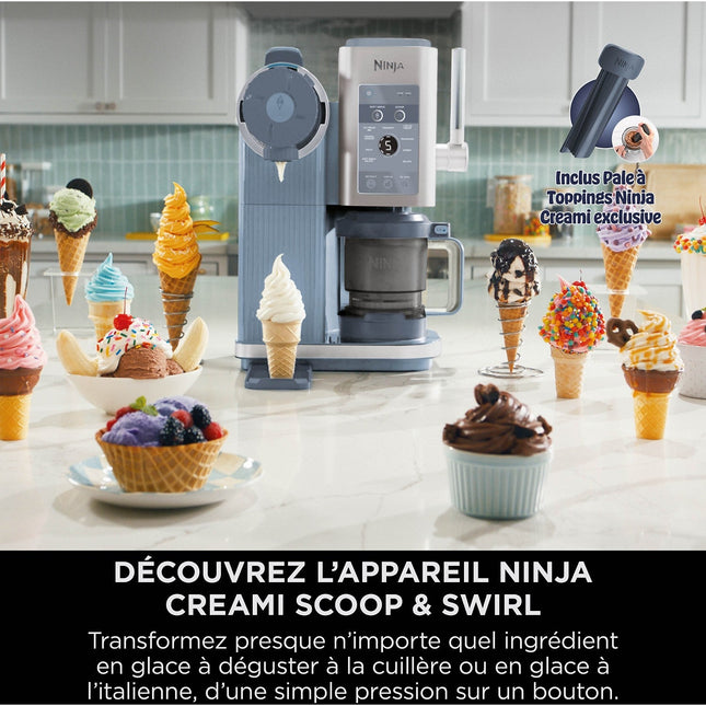 Sorbetière NINJA Creami swirl NC702EU