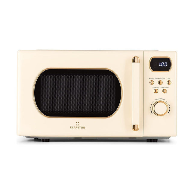Micro ondes grill KLARSTEIN Julieta grill 20L 800 W Ø25,5cm Beige