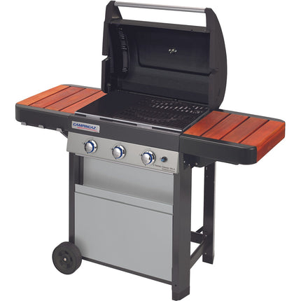 Barbecue gaz CAMPINGAZ 3 SERIES CLASSIC WLX inox 3 brûleurs sur chariot, 61x45 cm