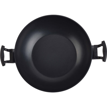 Wok ESSENTIELB Aluminium forgé Noir diam32cm