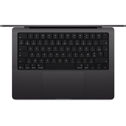 Ordinateur Apple MACBOOK Pro 14" Puce M5 Pro CPU 15 / GPU 16 coeurs Mémoire RAM 24Go Stockage 1To SSD XDR