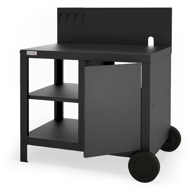 Desserte LE MARQUIER SIGNATURE ALLURE noir compatible planchas Allure avec couvercle SIGNATURE ALLURE NOIRE