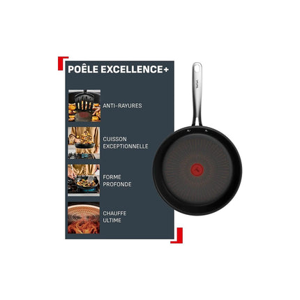Poêle TEFAL 24 cm Excellence +