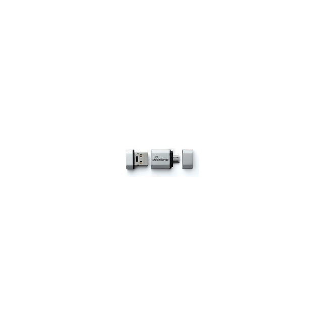 Clé OTG pour micro USB MEDIA-RANGE 32go USB et micro USB 2.0 argent