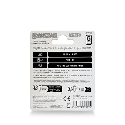 Carte Micro SD LISTO 32Go