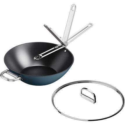 Wok JOSEPH JOSEPH Space 32 cm avec couvercle