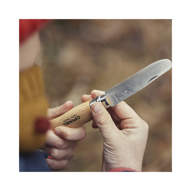 Couteau OPINEL NO7 mon 1er Opinel Hetre