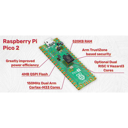 Carte d'acquisition RASPBERRY PI Raspberry Pi Pico 2