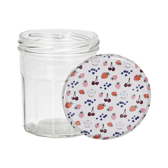 Bocal LILY COOK à confiture couvercle imprimé 30cl M24