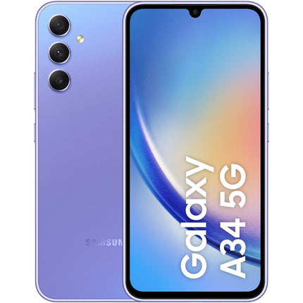 Smartphone SAMSUNG Galaxy A34 Lavande 128Go 5G Reconditionné