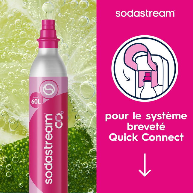Cylindre CO2 SODASTREAM Recharge CO2 CQC à clipser pour échange