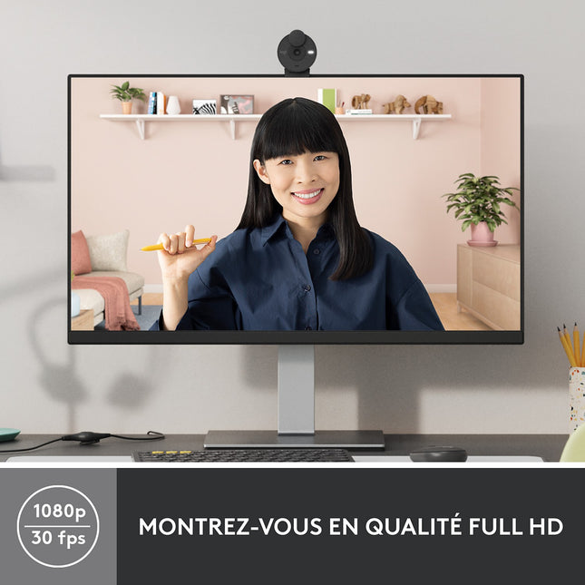 Webcam LOGITECH Brio 300 Full HD avec micro