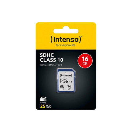 Carte SD INTENSO CARTE SDHC 16 GB CLASSE 10 INTENSO