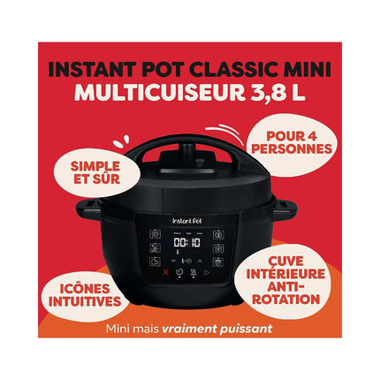 Multicuiseur INSTANT POT Classic Mini 3,8L Black Pepper