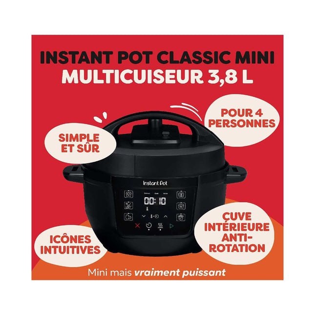 Multicuiseur INSTANT POT Classic Mini 3,8L Black Pepper