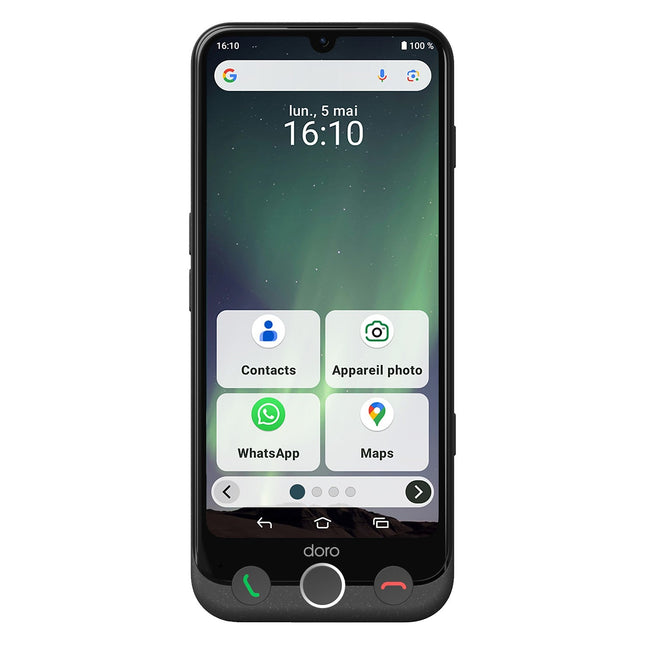 Smartphone DORO Aurora A30 4G+ Etui + Protège écran