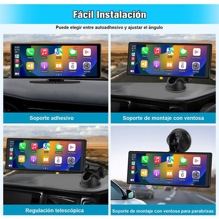 Autoradio connecté JUNSUN 10.26" GPS KAM USB Avec écran Carplay