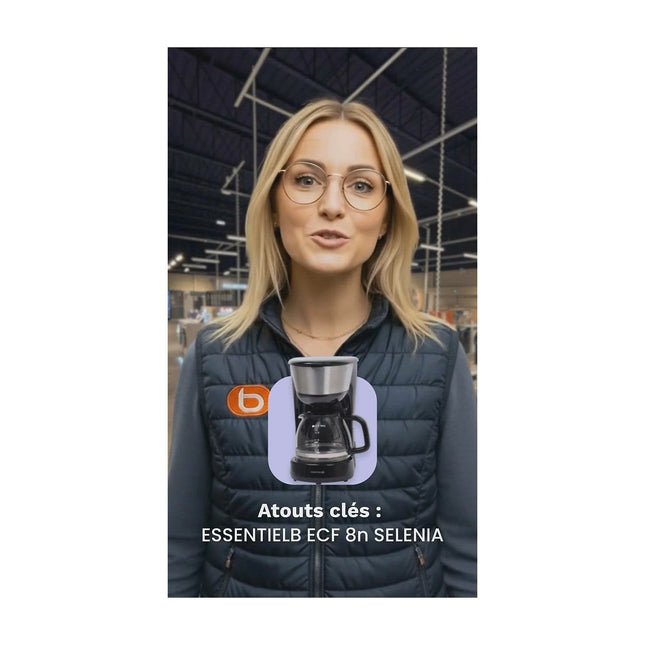 Cafetière filtre ESSENTIELB ECF 8n SELENIA
