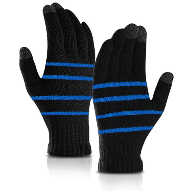 Gants AKASHI Gants d'hiver Unisexe Écran Tactile Bleu
