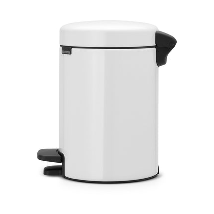 Poubelle de cuisine manuelle BRABANTIA Newlcon 3L White A pedale