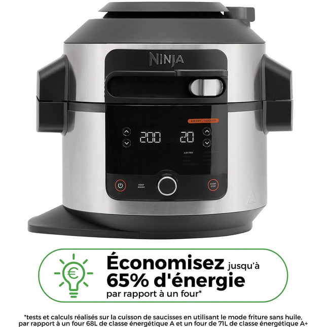Multicuiseur NINJA Foodi OL550EU gris/noir 6 L, 11 modes de cuisson dont air fryer Reconditionné