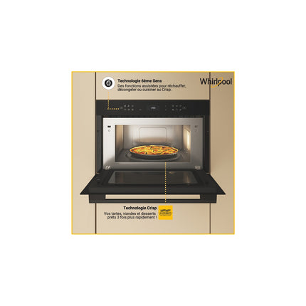 Micro ondes grill encastrable WHIRLPOOL WMD7O4TBF