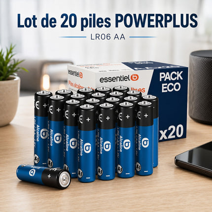 Pile ESSENTIELB LR06 AA POWERPLUS Lot de 4