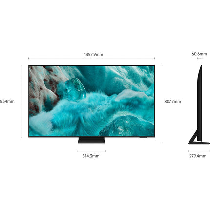 TV QLED SAMSUNG TQ55Q7F5 4K AI SmartTV 2025