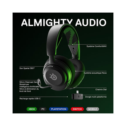 Casque gamer STEELSERIES Arctis Nova