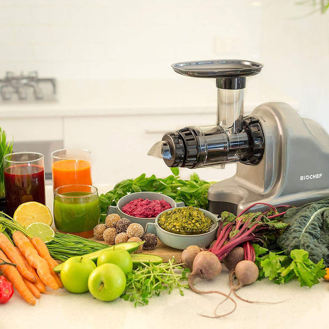 Extracteur de jus BIOCHEF AXIS Cold Press Rouge
