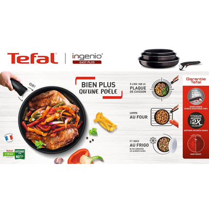 Batterie de cuisine TEFAL Ingenio Easy Plus lot 2 poeles L1509202