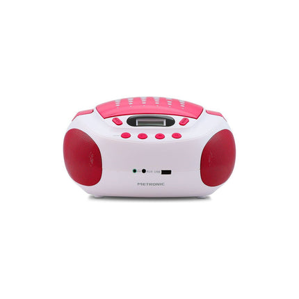 Lecteur CD METRONIC Lecteur CD MP3 Pop Pink avec port USB -