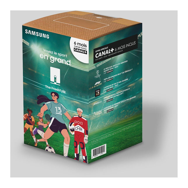 Mini vidéoprojecteur SAMSUNG The Freestyle LFF3 - Pack 6 mois CANAL+ inclus