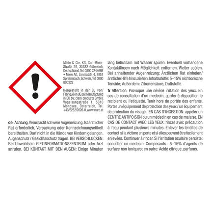 Prodt entretien MIELE Dishclean160g, pour lave-vaisselle