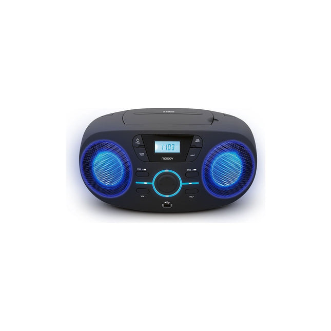 Radio CD MOOOV Lumineux - Radio FM et port USB