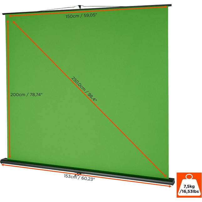 CELEXON ultra-mobile Chroma Key, 150x200