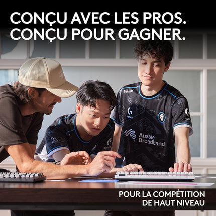 Clavier gamer sans fil LOGITECH Pro X LIGHTSPEED TKL Tactile Noir