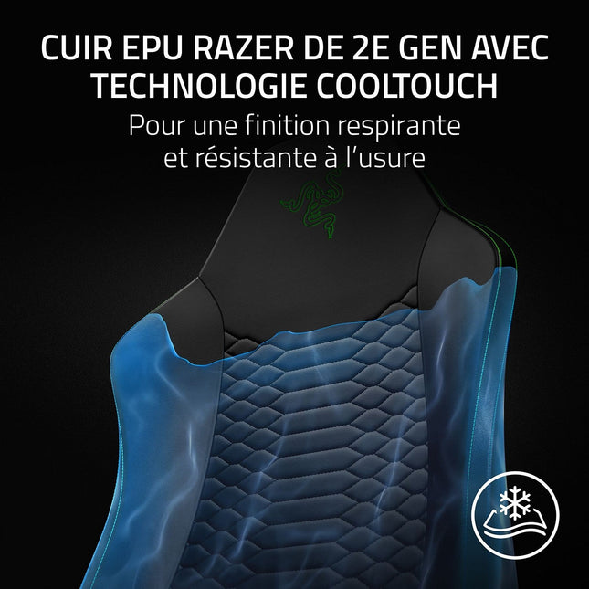 Chaise gaming RAZER Iskur V2 X NewGen Black/Green