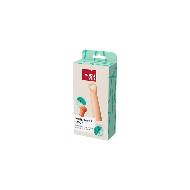 Aérateur de vin VACUVIN Pompe Loop terra avec bouchon