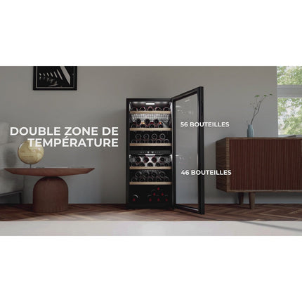 Cave à vin de service LA SOMMELIERE LS102DZBLACK