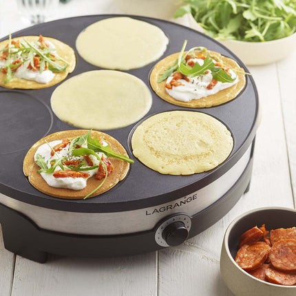 Crêpière LAGRANGE Tradi duo Grande et mini crêpes 10901