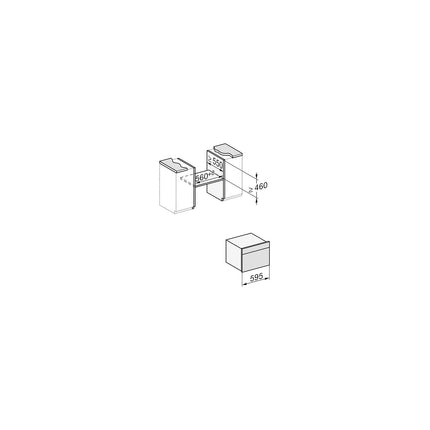 Micro ondes combiné encastrable MIELE H 7145 BM