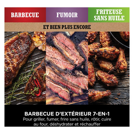 Barbecue électrique NINJA Woodfire OG701EU à poser, 33x28 cm