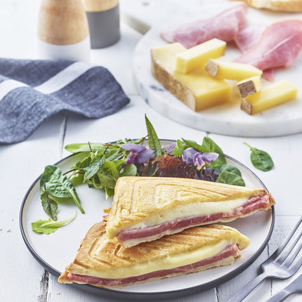 Croque, gaufrier, gaufrette LAGRANGE super 2 antiadhésif noir gaufres +GT+CM